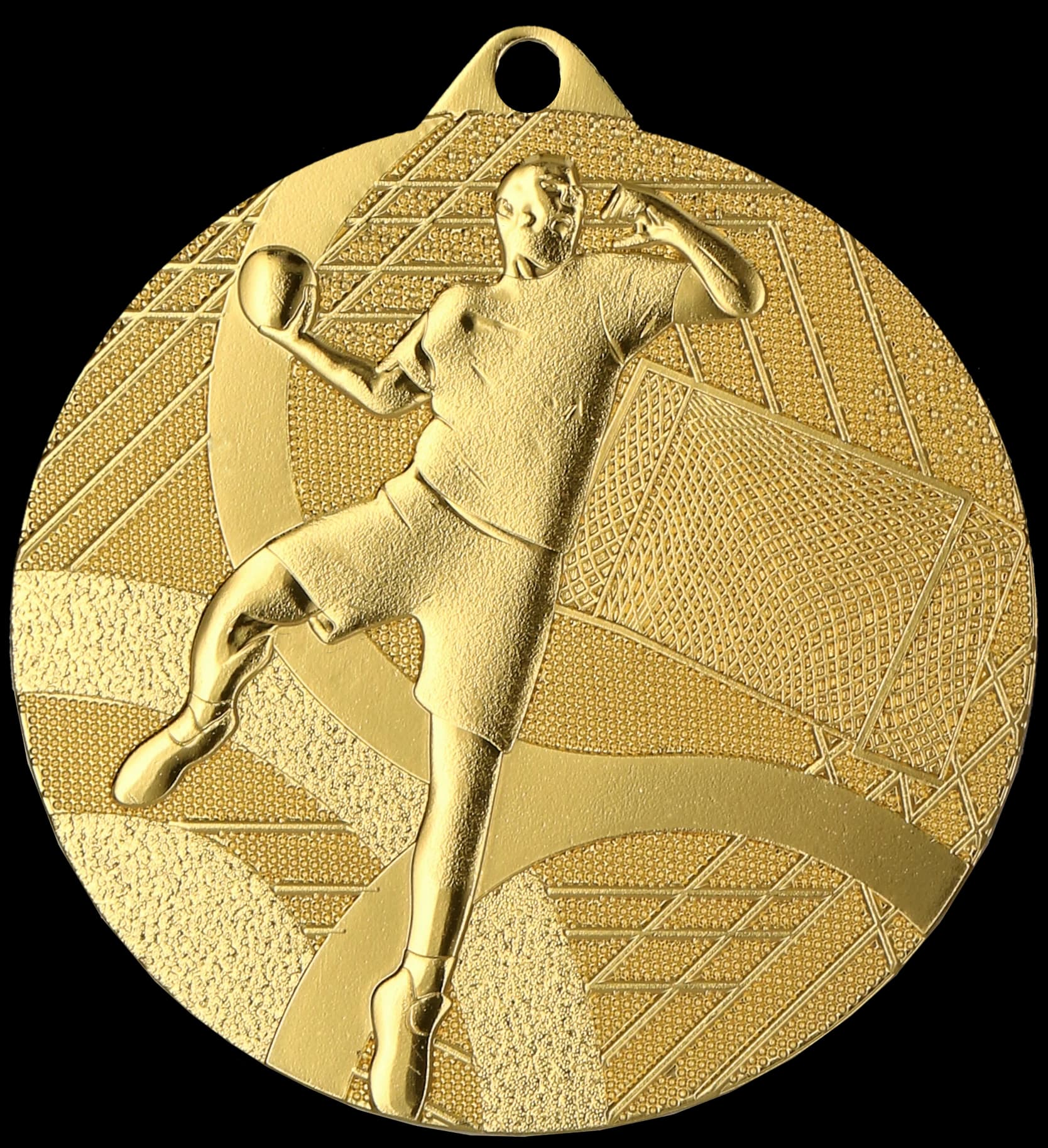 Gold medal - handball - steel medal