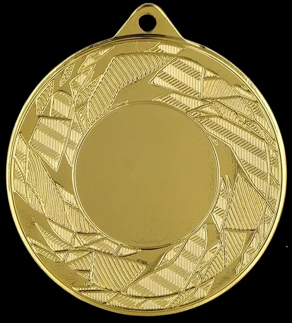 Metal medal with LuxorJet colour print