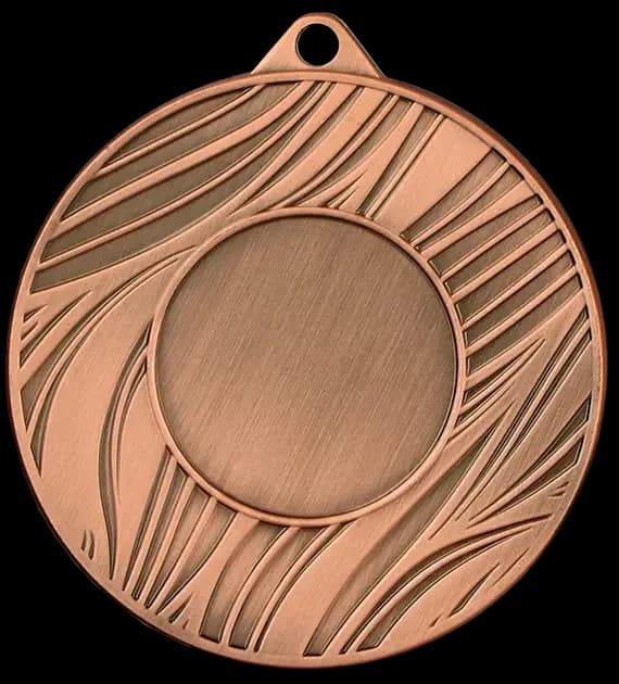 Metal medal with LuxorJet colour print
