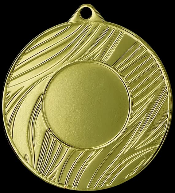Metal medal with LuxorJet colour print