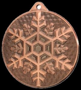 Brončana medalja - snježna pahulja