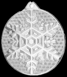 Srebrna medalja - snježna pahulja