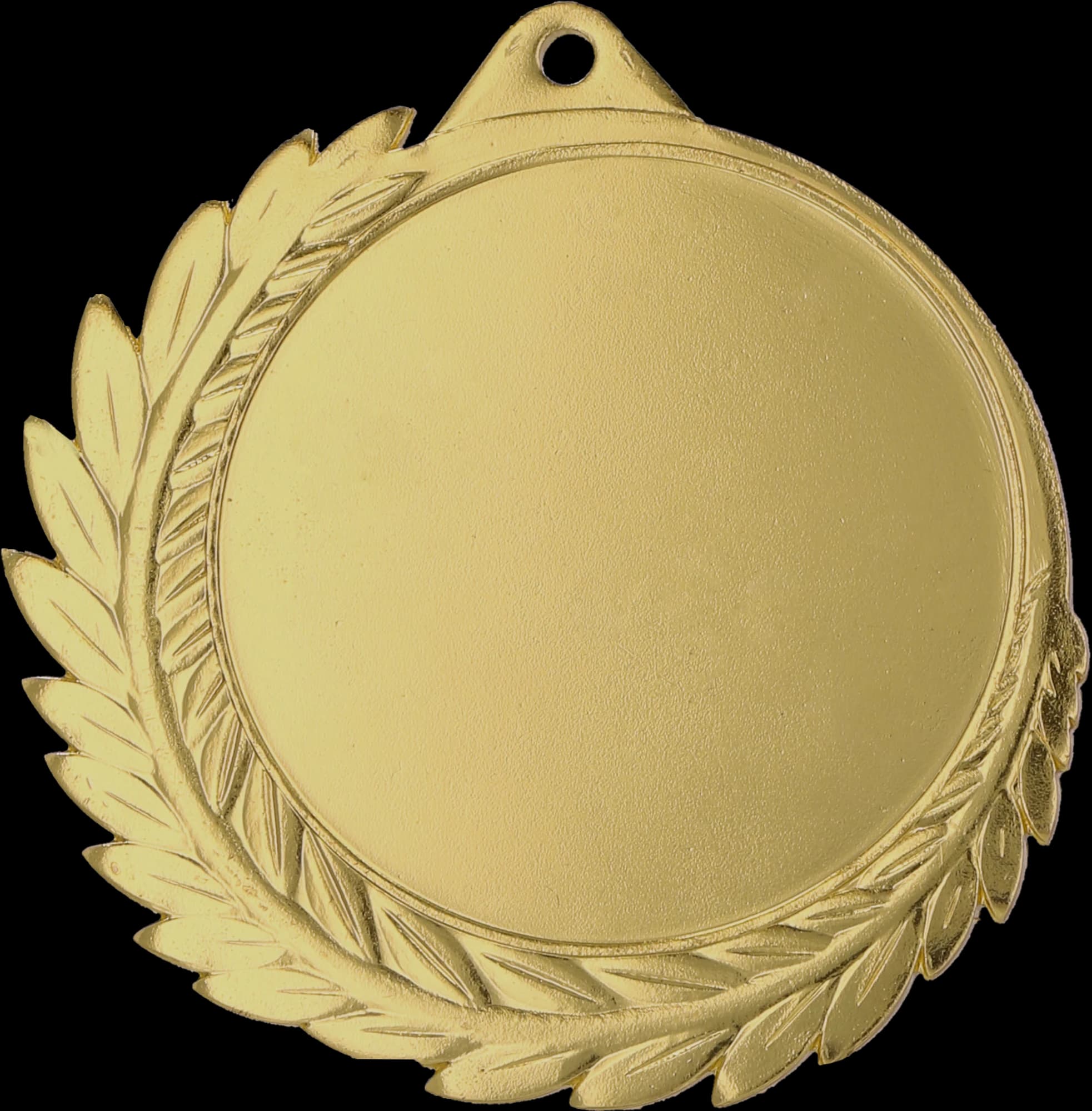 Zlatna medalja opća s mjestom za emblem 50 mm - čelična medalja