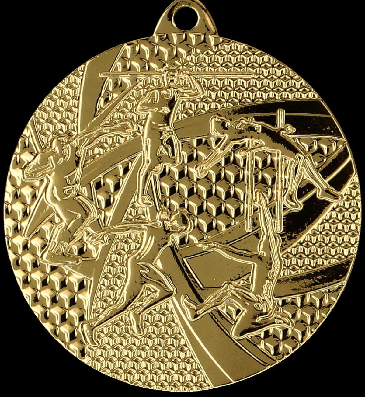 Metal medal with LuxorJet color print