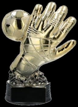 Plastic figurine - football - goalkeeper - glove