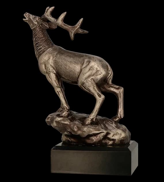 Cast figurine - deer