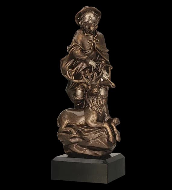 Cast figurine - hunting
