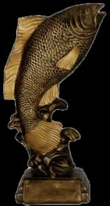 Cast figurine - carp