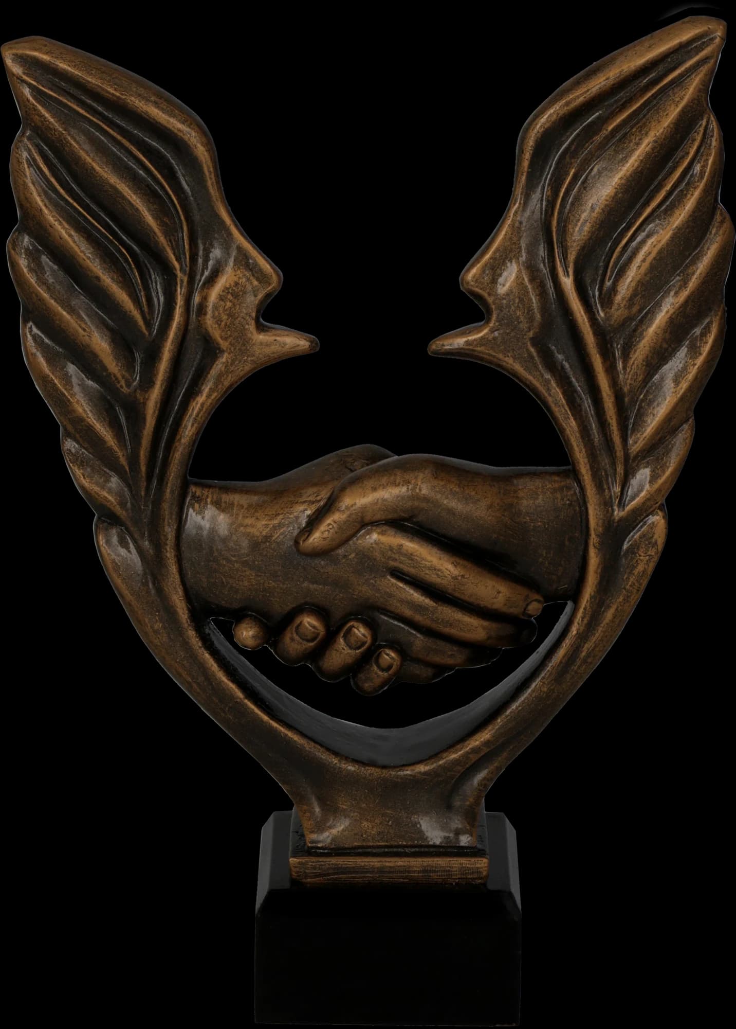 Lijevana figurica - stisak ruke - krila