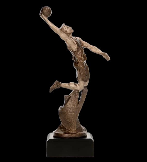 Cast figurine - basketball