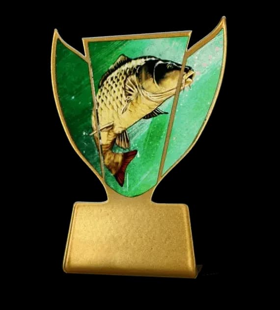 Metal trophy - Fishing