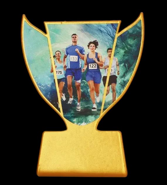 Metal trophy - Running