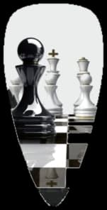 Sticker - chess, 33 pcs