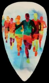 Sticker - running, 33 pcs