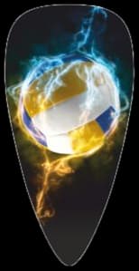 Sticker - volleyball, 33 pcs