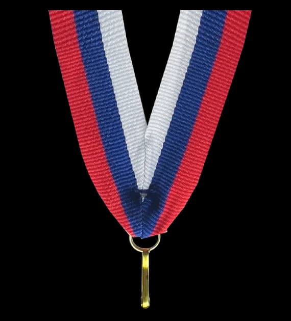 Ribbon 22 mm - white-blue-red