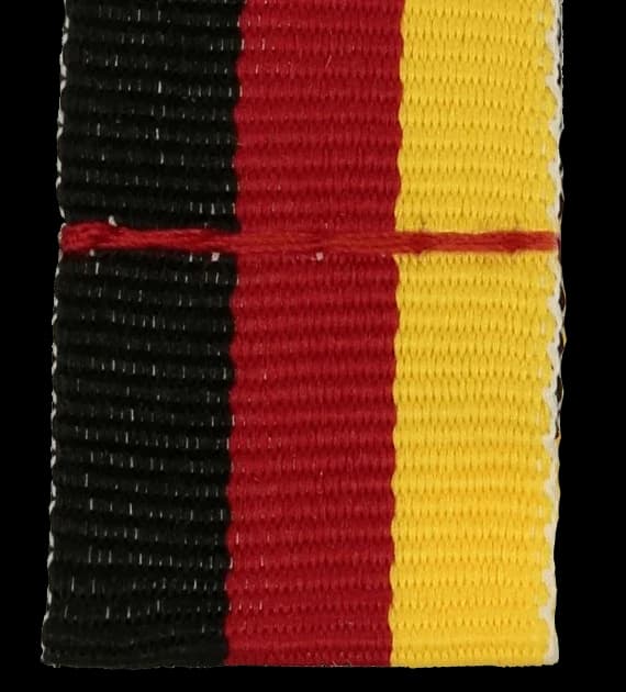 Ribbon 20 mm - without carabiner - black-red-yellow
