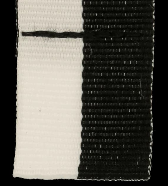 Ribbon 20 mm - without carabiner - white-black
