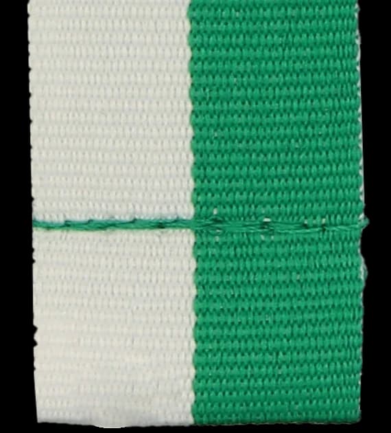 Ribbon 20 mm - without carabiner - white-green