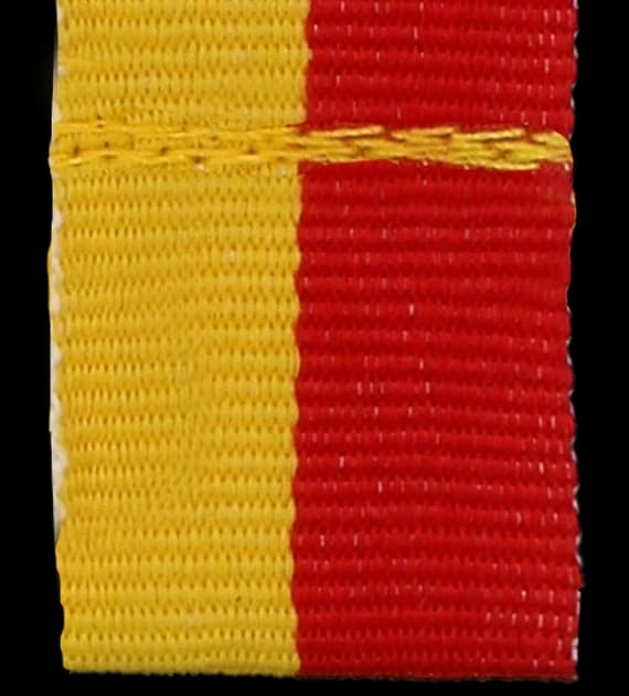 Ribbon 20 mm - without carabiner - yellow-red