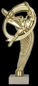 Plastic figurine, gold - FOOTBALL
