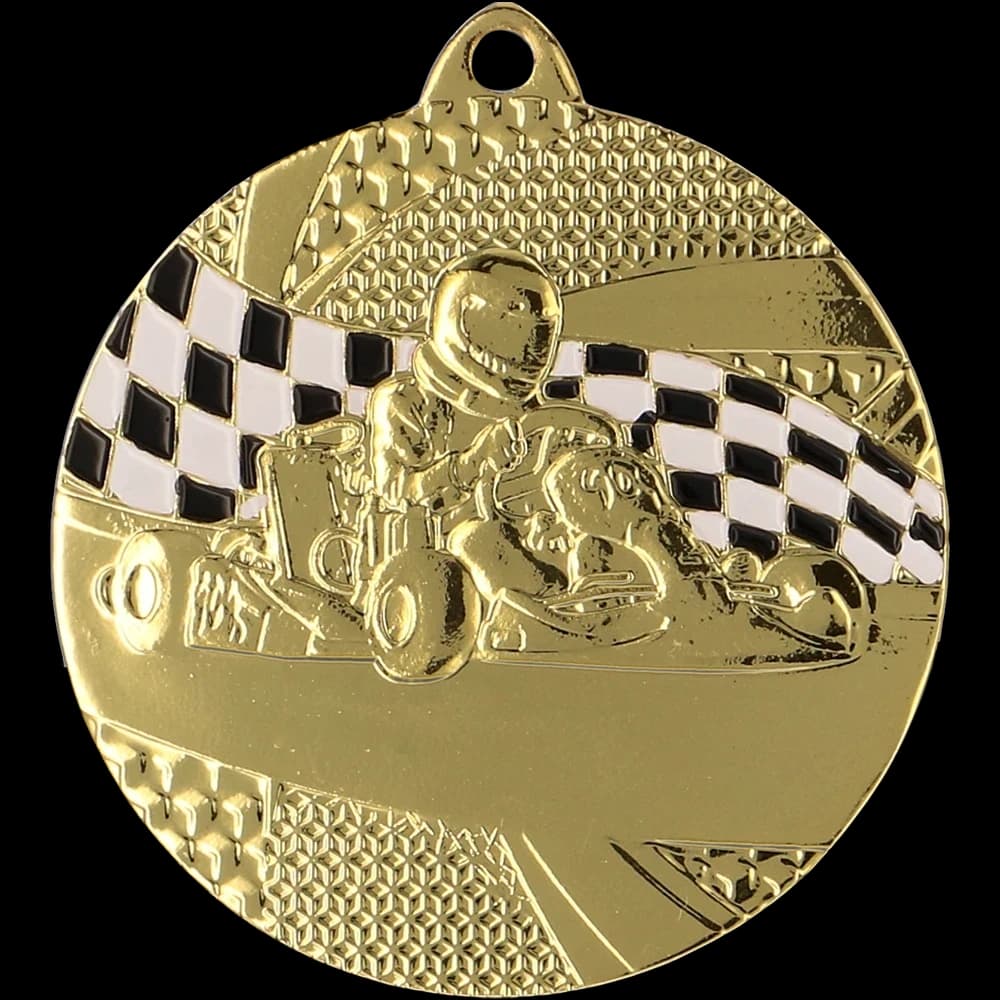 Gold medal - go-kart - steel medal