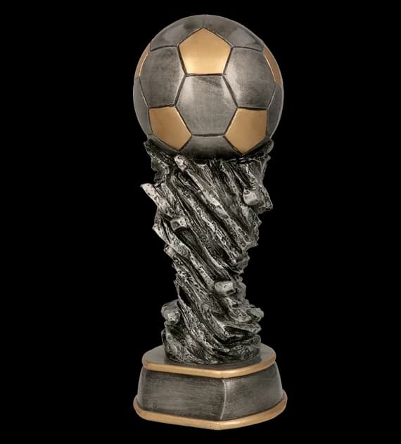 Cast figurine - football
