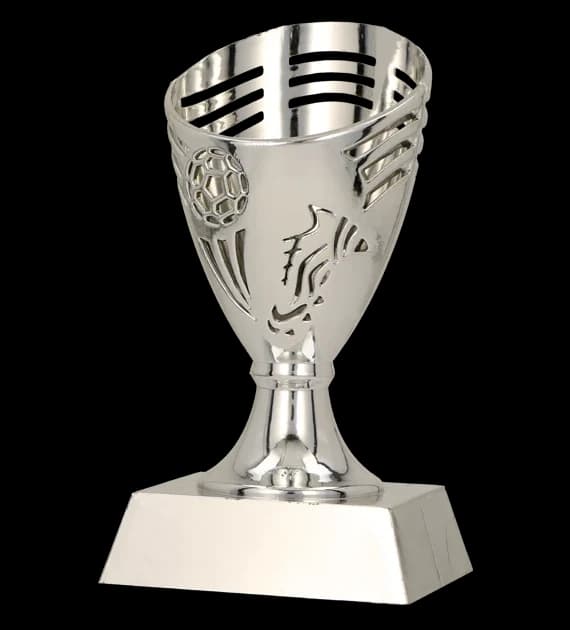 Plastic trophy - silver - WEDAS