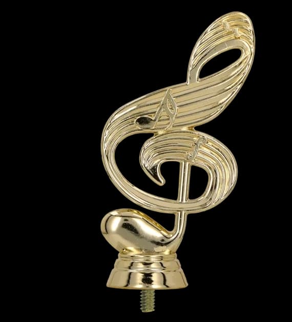 Plastic figurine - music - musical note