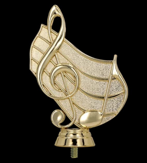 Plastic figurine - music - musical note