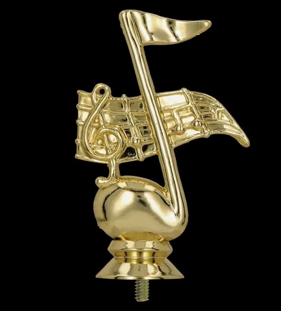 Plastic figurine - music - musical note