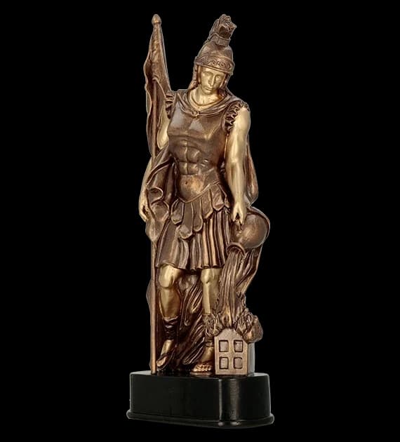 Cast figurine - Saint Florian