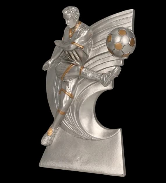 Cast figurine - football