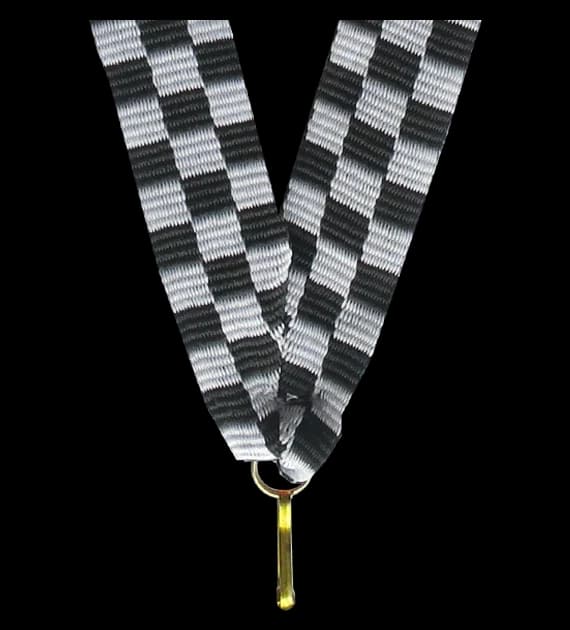 Ribbon 11 mm - checkerboard