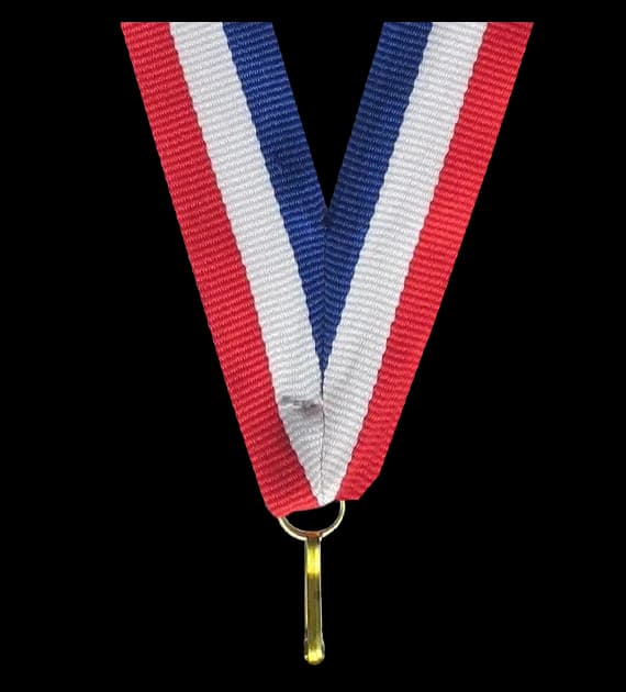 Ribbon 11 mm - blue-white-red