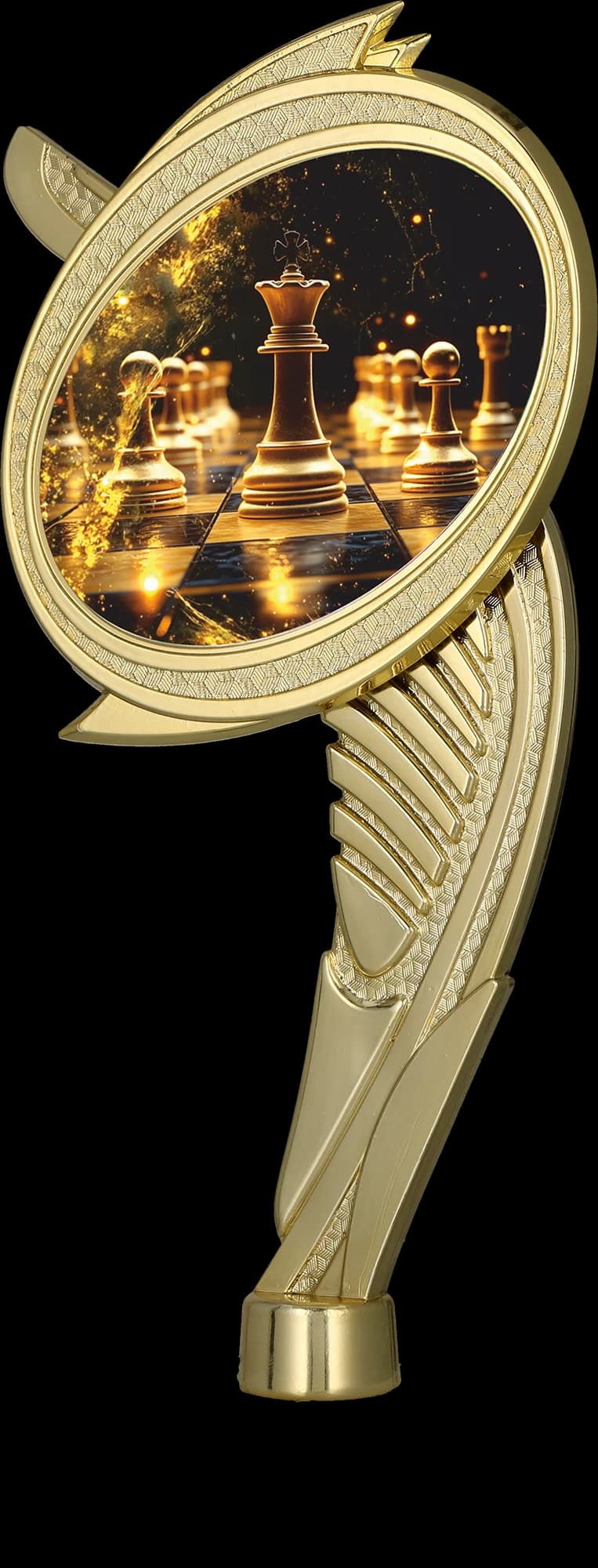 Plastic figurine, gold - CHESS