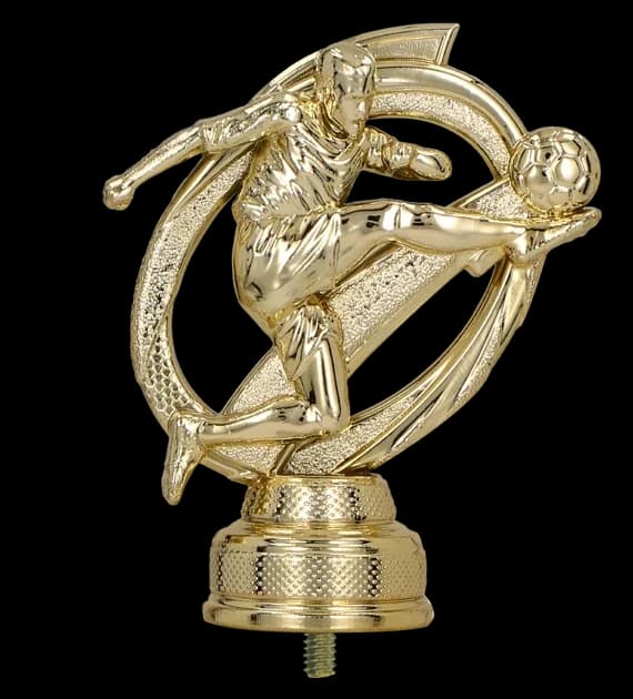 Plastična figurica - zlatna - nogometaš